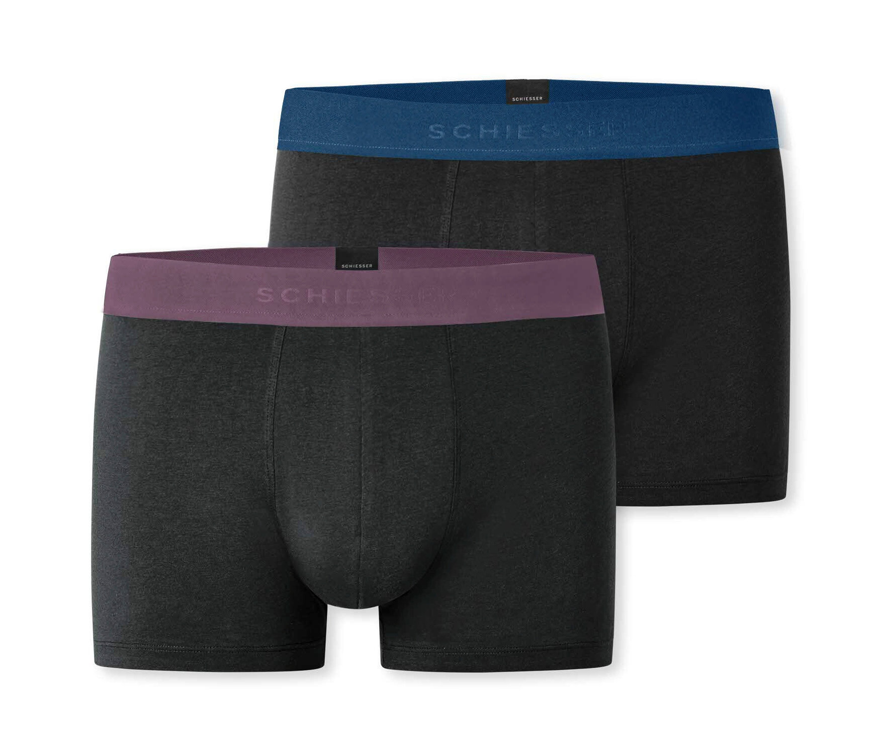 Slipboxer long - Herren - Gr. M/5 - schwarz - schwarz
