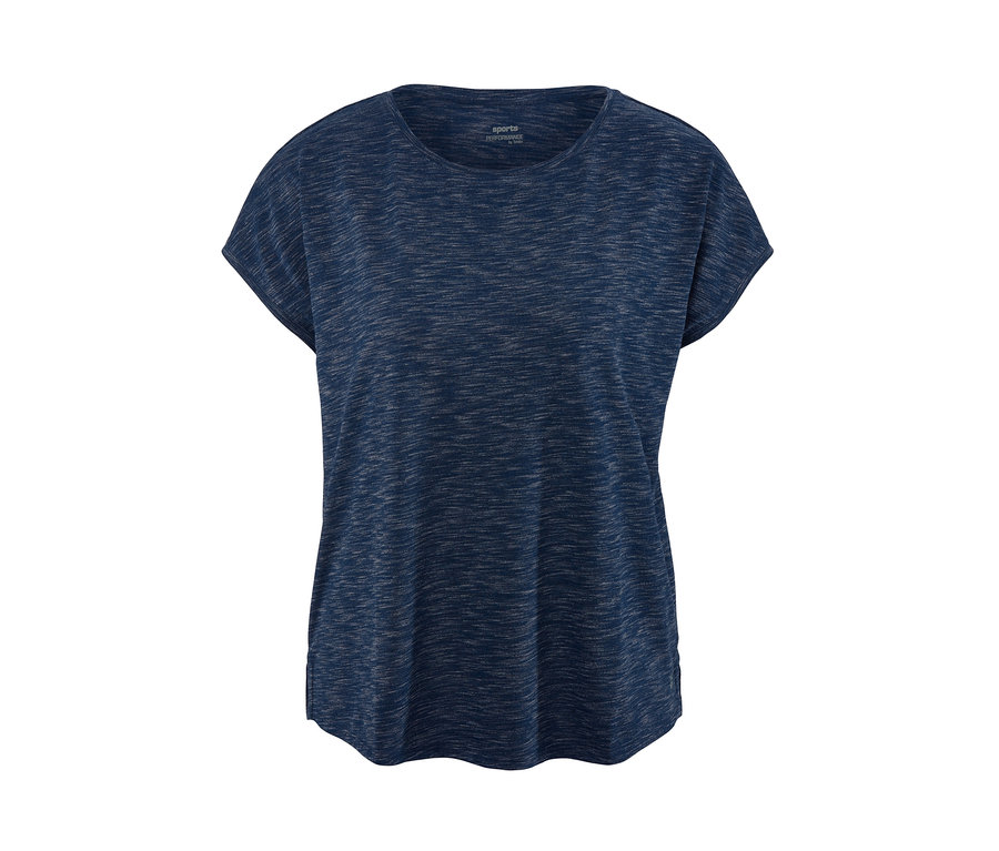 Blaues Sportshirt.