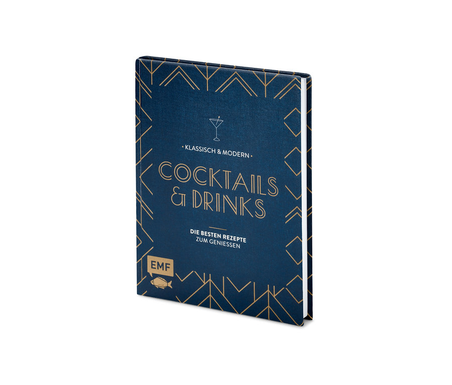Buch »Cocktails & Drinks« auf weißem Hintergrund.