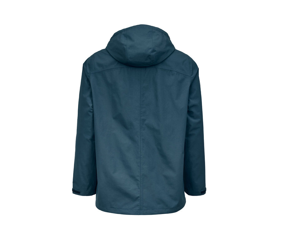 Rückansicht eines Funktionsparkas.