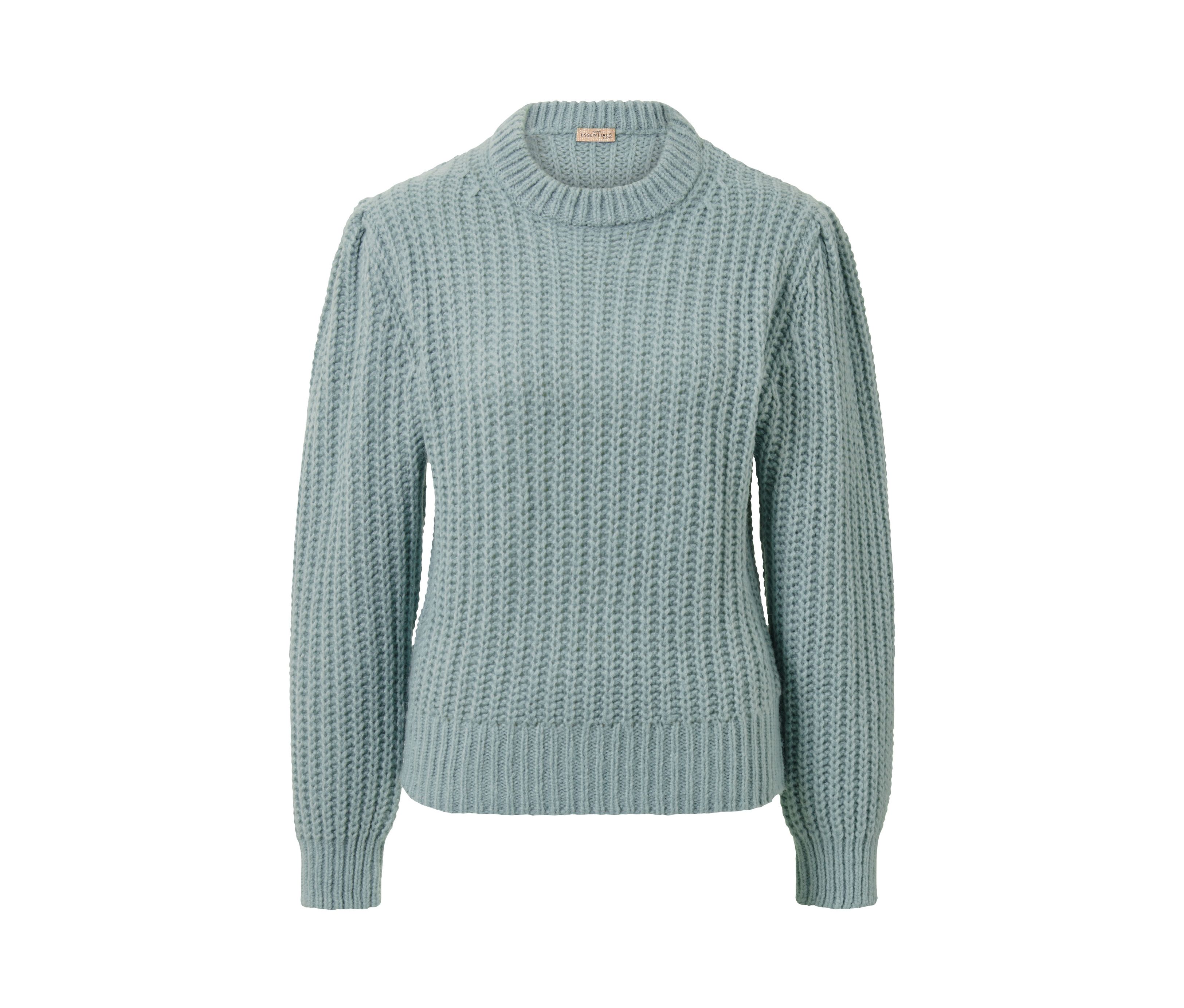 Tchibo - Grobstrick-Pullover mit Wolle - Damen - Gr. XXL - blau
