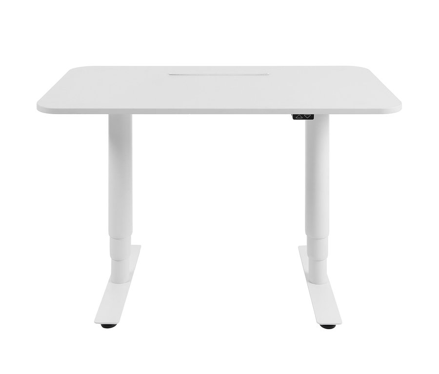 Weißer, elektrisch verstellbarer Topstar-Kinderschreibtisch »Sitness X Up Table 20«.