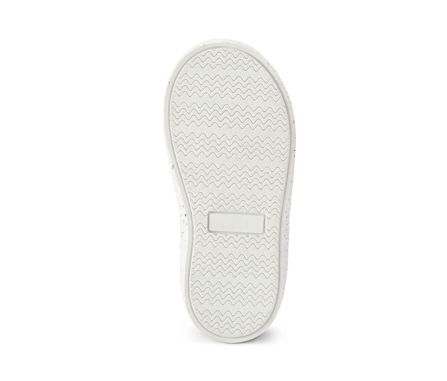Detail der Sohle des Sneakers.