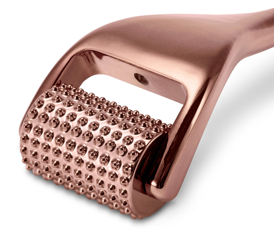 Detailaufnahme eines Gesichtsrollers.