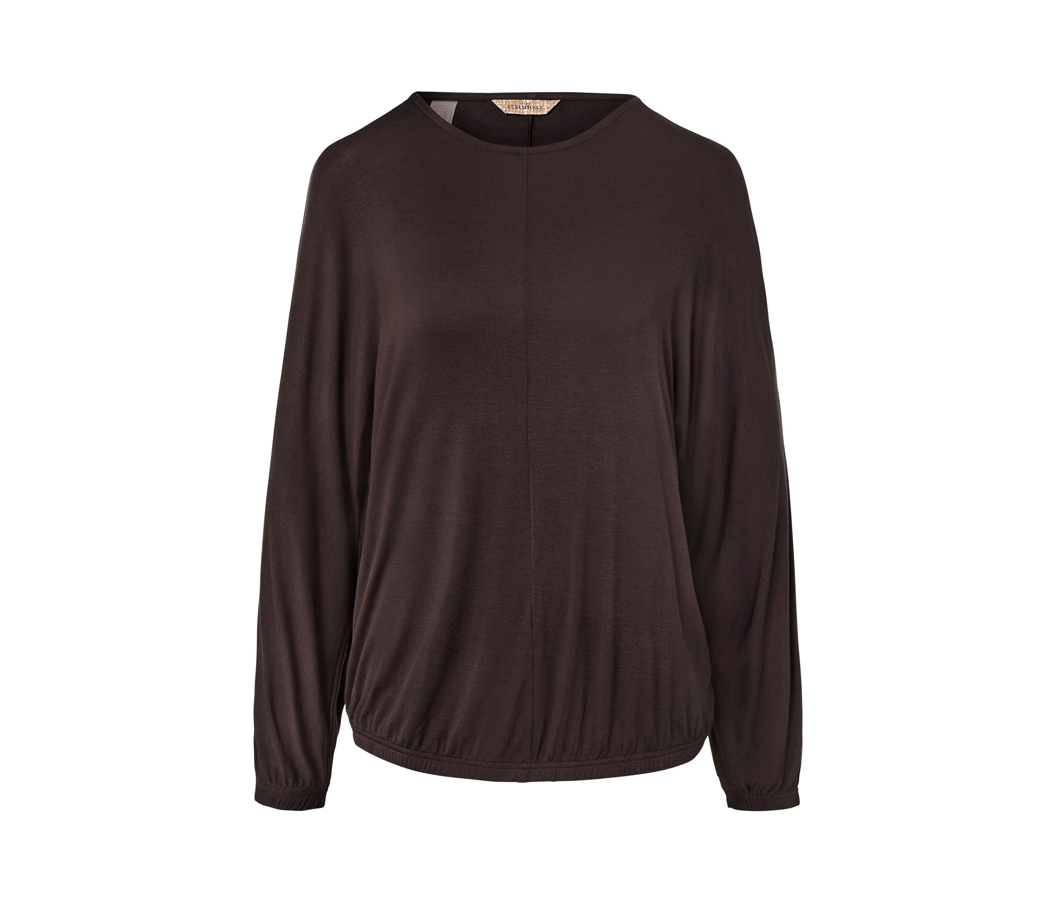 Tchibo - Fledermausshirt - Damen - Gr. S - dunkelbraun