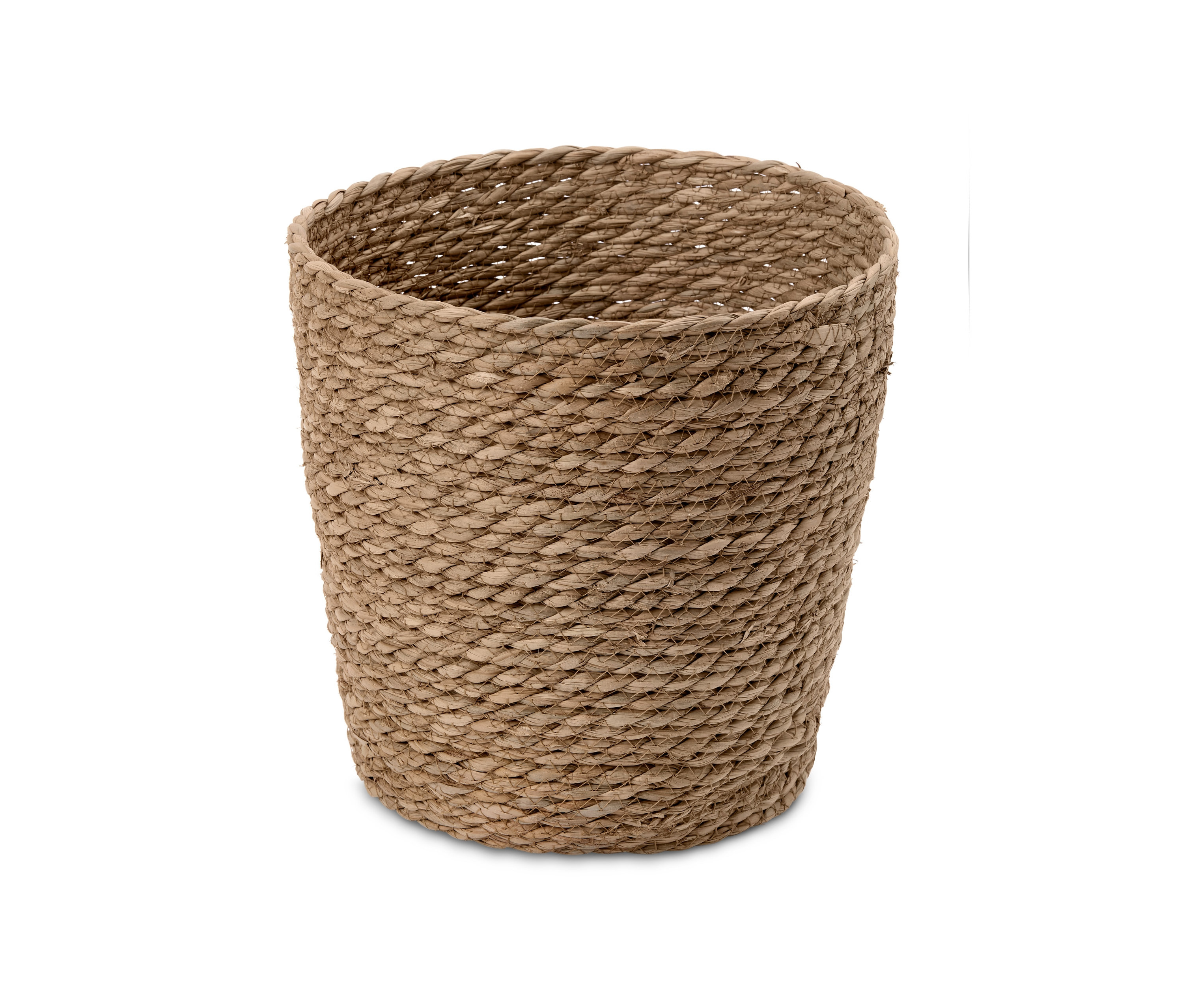 Naturfarbener Pflanzen-Korb.