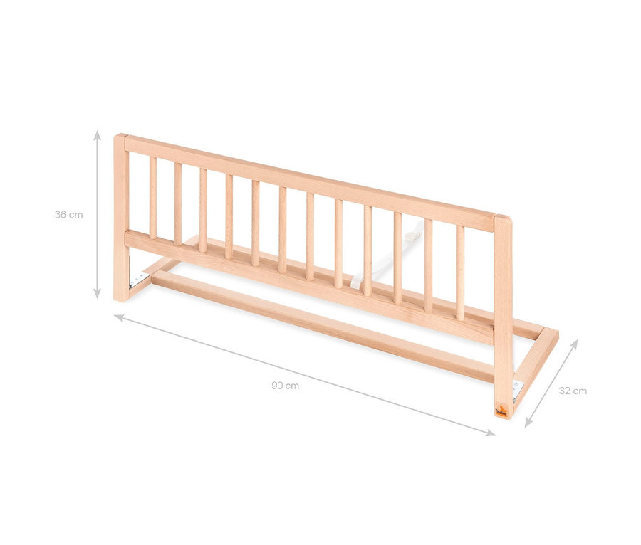 Pinolino Bettschutzgitter aus Massivholz »Classic«, unbehandelt, 90 cm.