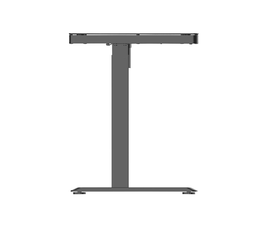 MEDION® höhenverstellbarer Schreibtisch, schwarz, 120 x 60 cm.