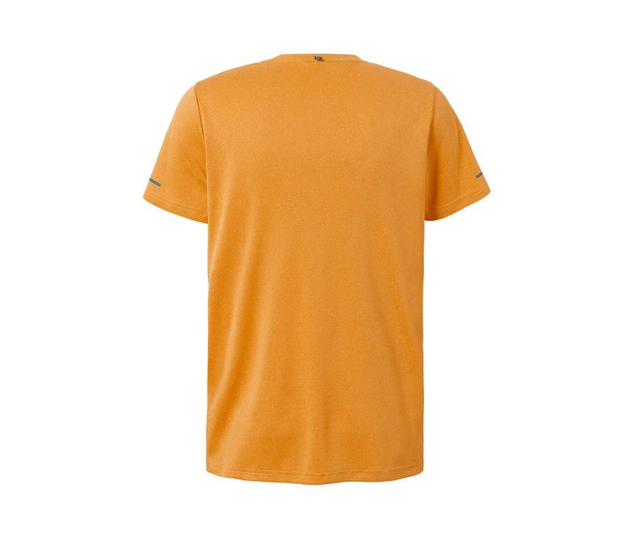 Orange meliertes Funktionsshirt.