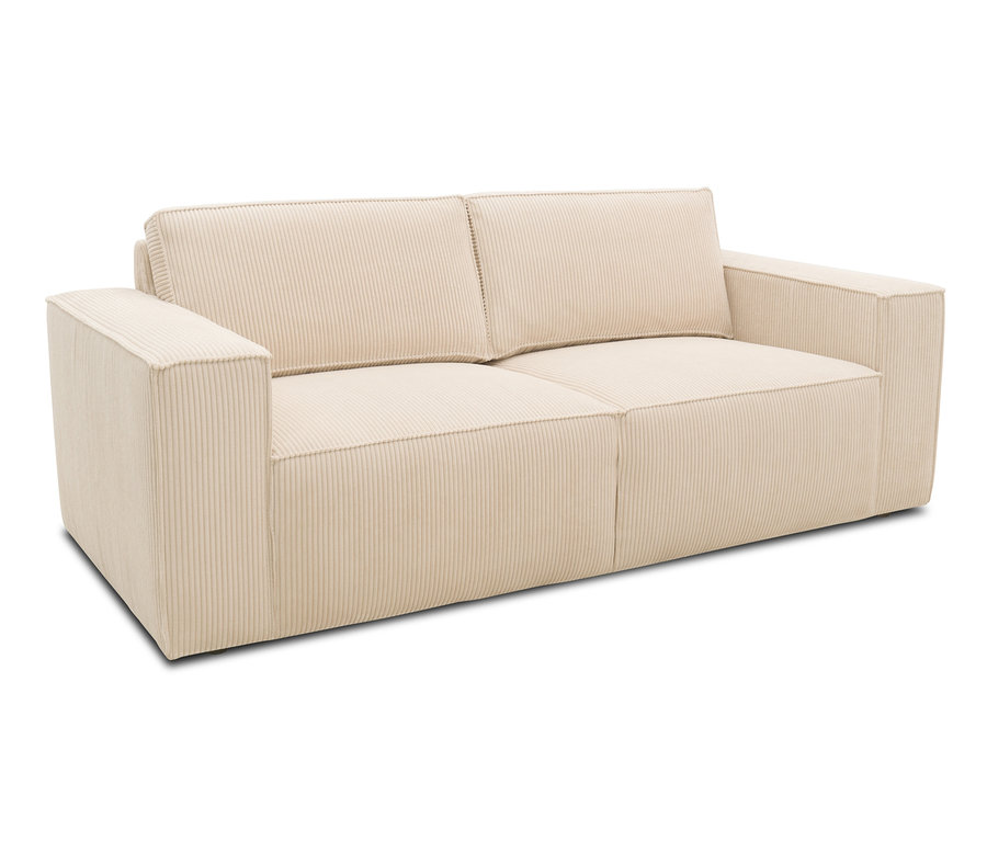 Cremefarbenes 2-Sitzer-Sofa »Vigo« von DOMO collection.