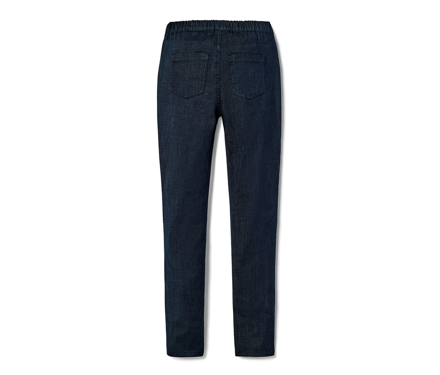 Rückansicht der blauen Kinder-Treggings – Fit »Jule«.