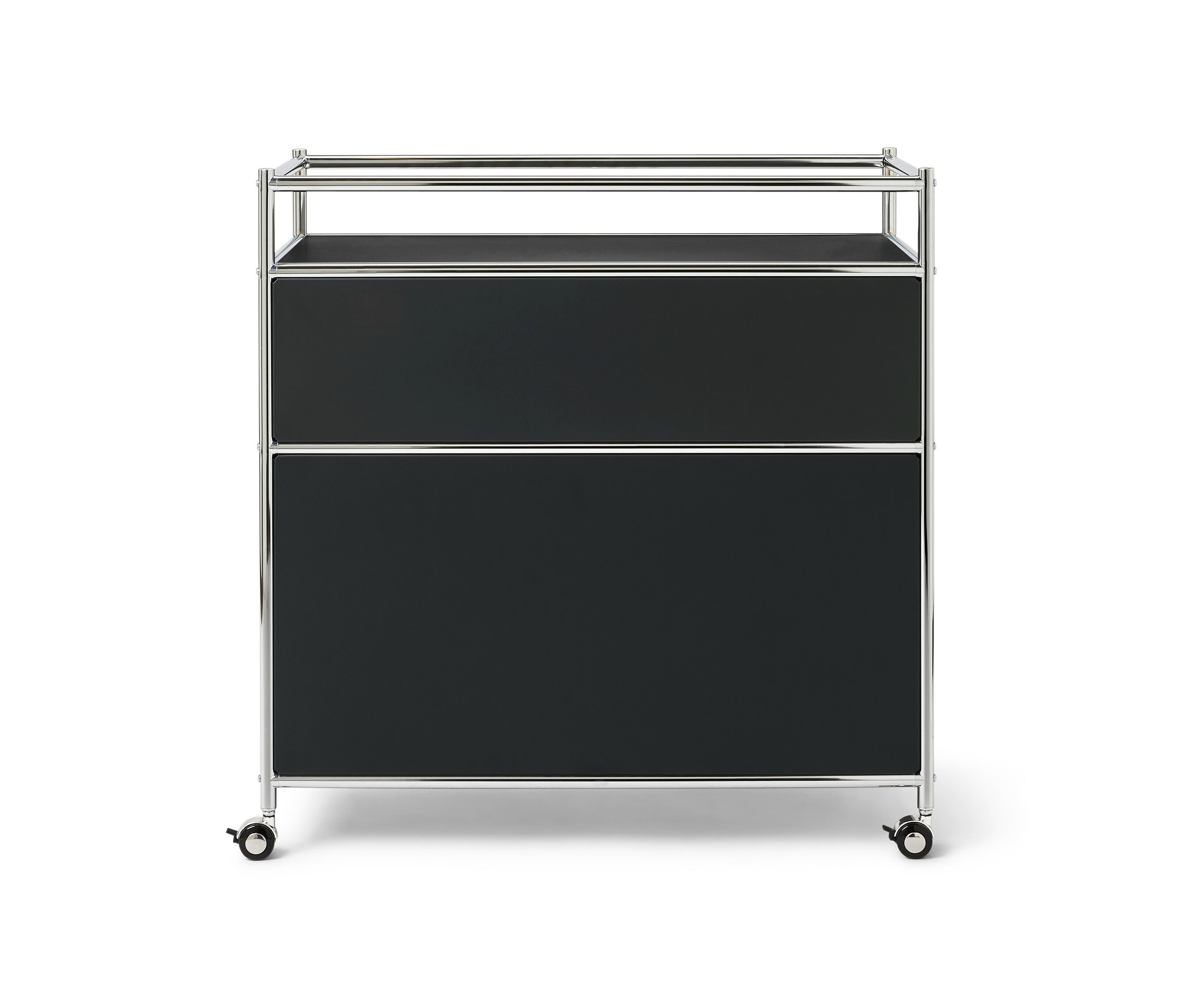 Thumbnail - Tchibo - Kommode Metall »Cn3« mit 1 Schublade - 77x40x80cm - schwarz - Stahl / Aluminium / Kunststoff