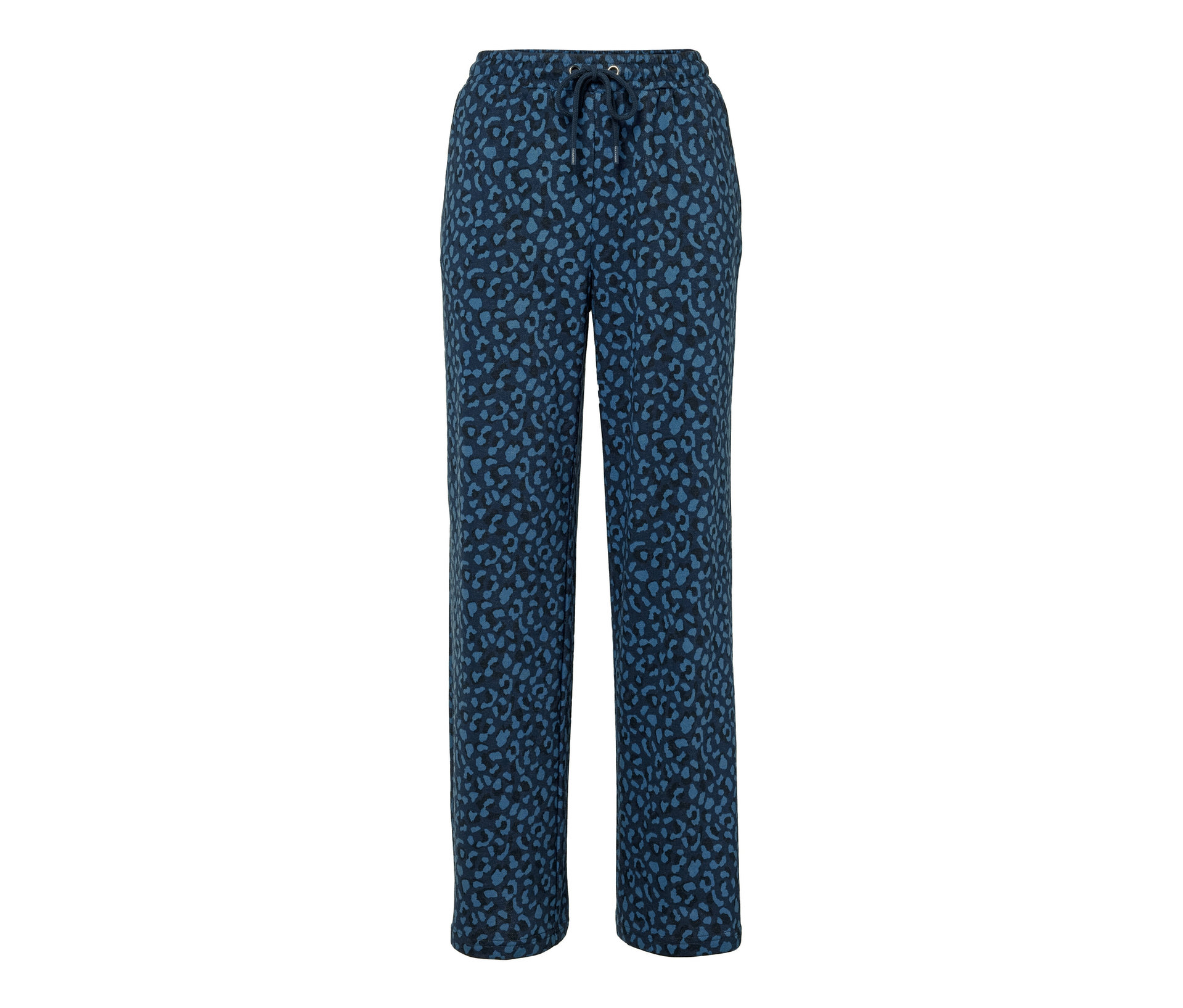 Bedruckte Sweathose - Damen - Gr. XXL - dunkelblau/print - dunkelblau