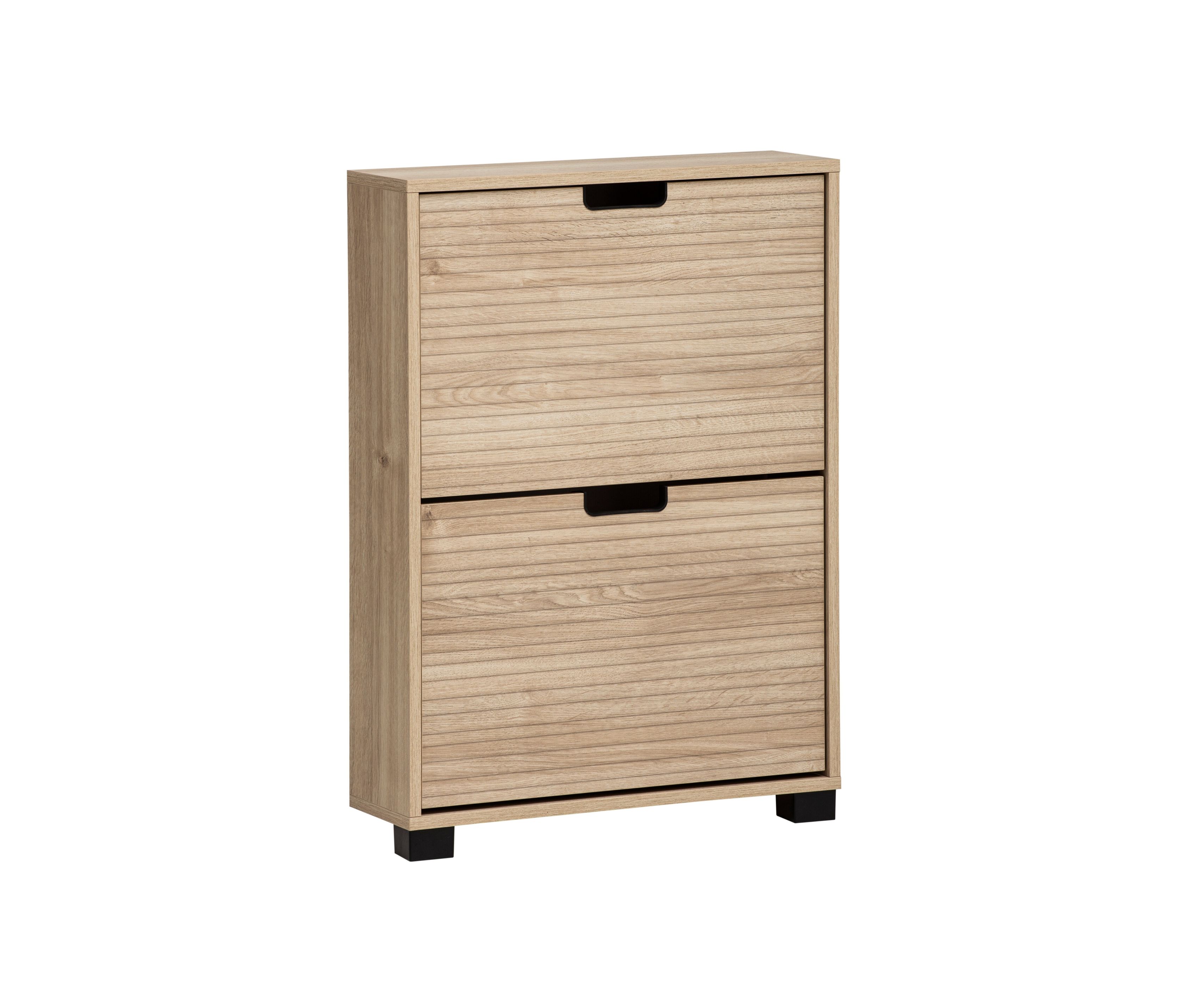 Tchibo - Schuhschrank »Emmik« - 60x19,5x85cm - schwarz - Holz / Kunststoff / Metall