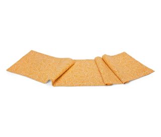 Gelb mit Blättermotiv