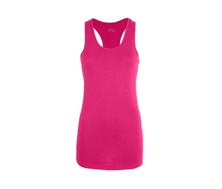 Pinkes 2-in-1-Sporttop.