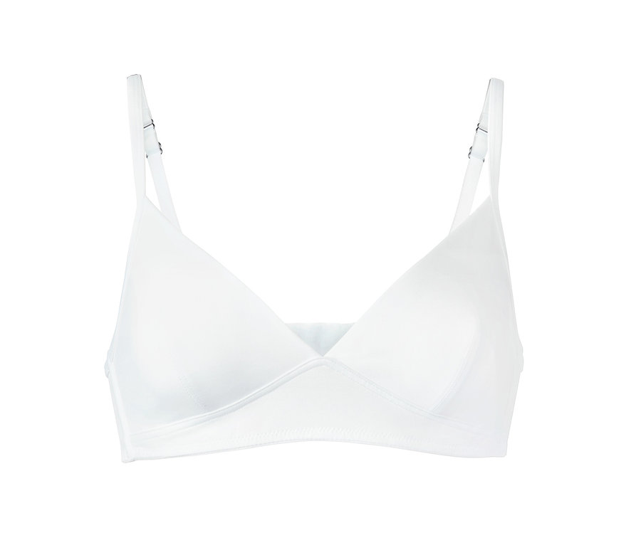 Ein weißer Komfort-Soft-BH aus einem 2er-Set.