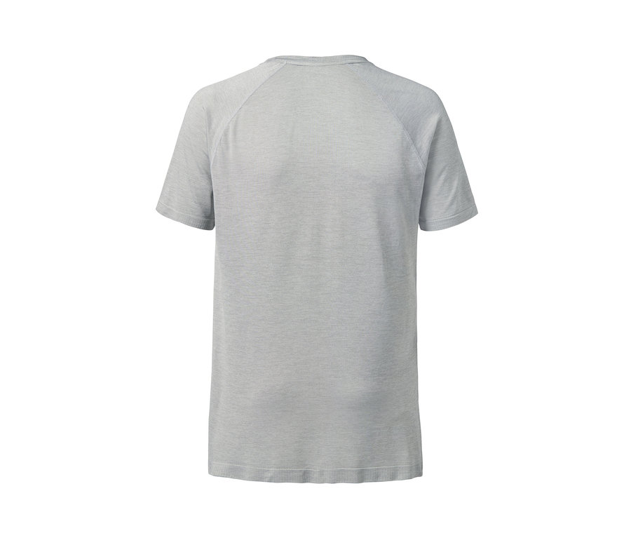 Detailansicht der Rückseite eines Seamless-Shirts.