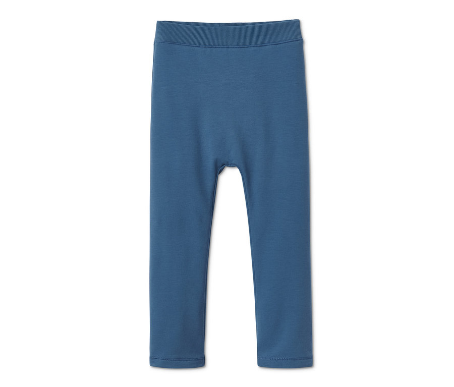 Eine blaue Baby-Sweathose aus einem 2er-Set.