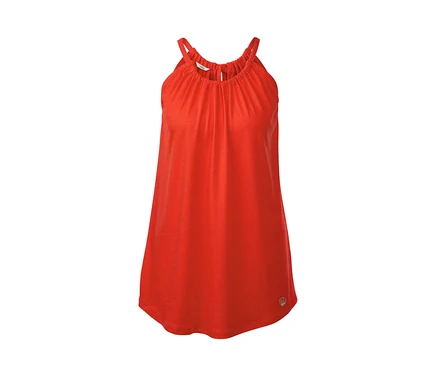 Rotes Neckholder-Top.