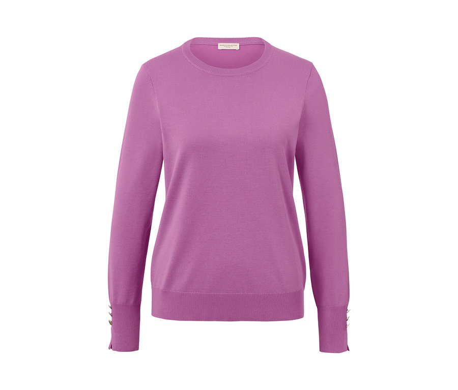 Feinstrickpullover in Rosa.