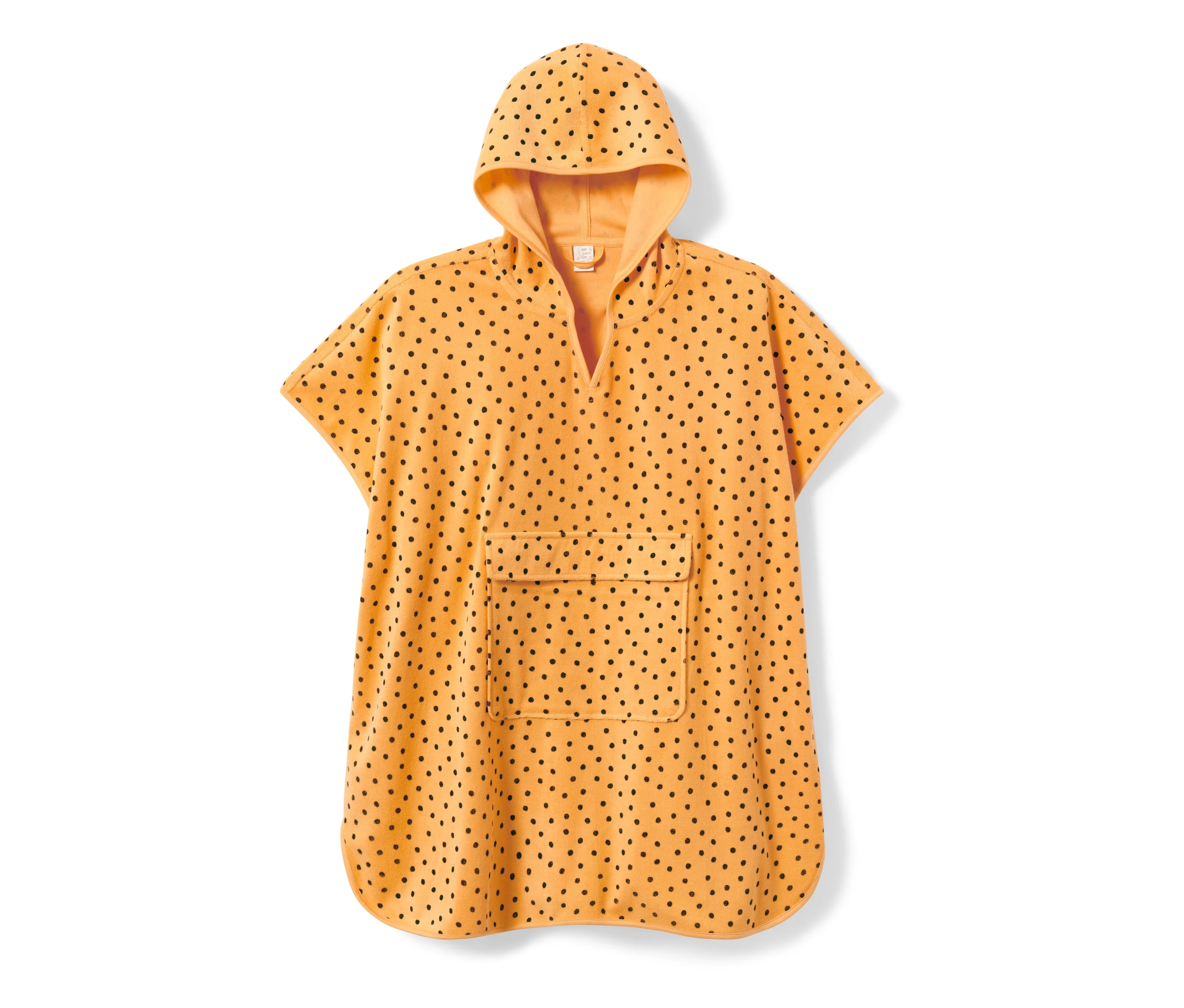 IN LOVE günstig Kaufen-Tchibo - Kleinkind-Frottierponcho - Gr. 122/128 - schwarz/gepunktet. Tchibo - Kleinkind-Frottierponcho - Gr. 122/128 - schwarz/gepunktet <![CDATA[Kleinkind-Frottierponcho Farbe: Orange mit schwarzem Punkte-Alloverprint Material: 78% Baumwolle, 22% Polyest