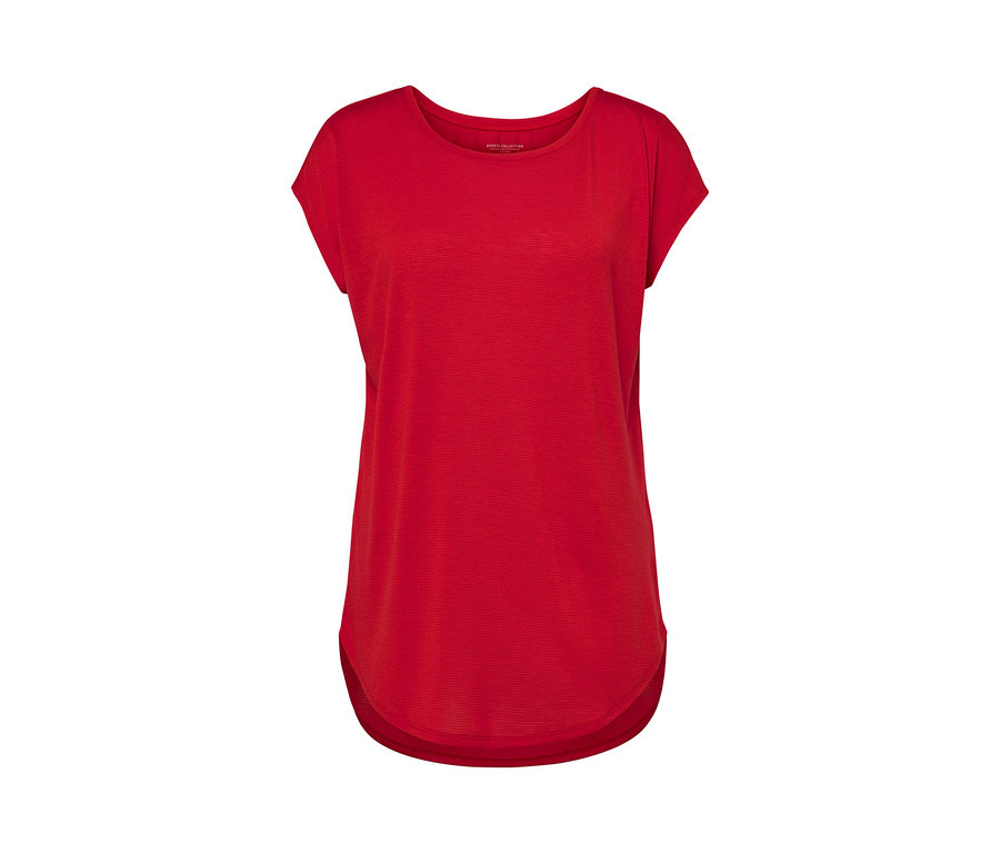 Rotes Sportshirt.