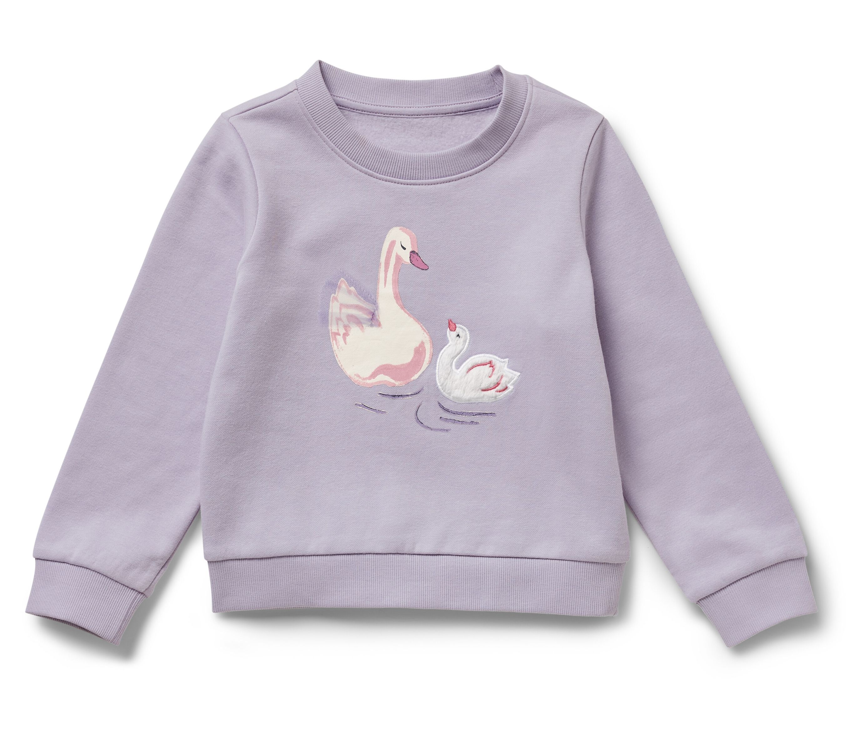 Tchibo - Kinder-Sweatshirt mit angerauter Innenseite - Newborn - Gr. 50/56 - lila