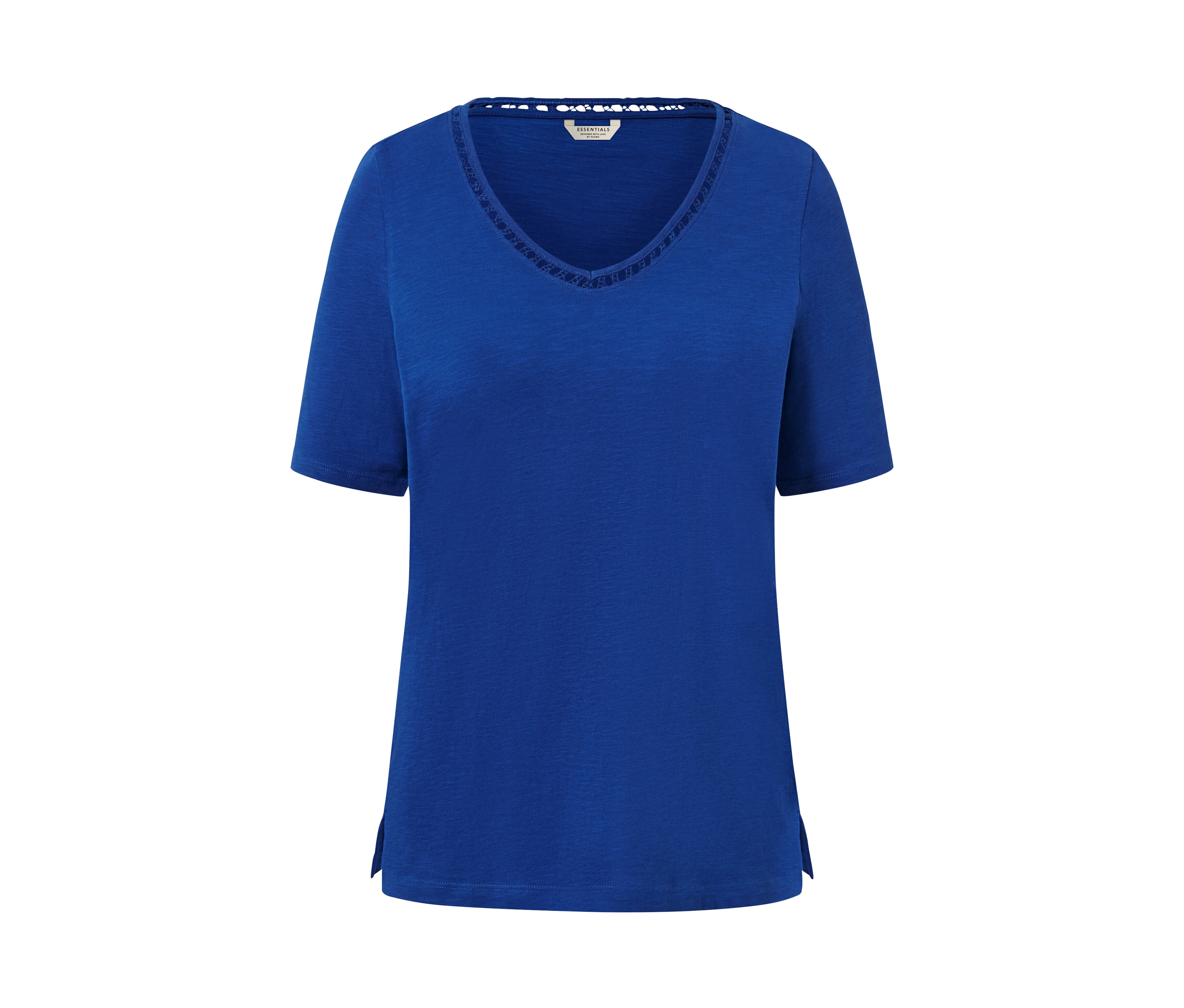 Jersey günstig Kaufen-Tchibo - Shirt - Damen - Gr. S - blau. Tchibo - Shirt - Damen - Gr. S - blau <![CDATA[Shirt, kobaltblau Farbe: Kobaltblau Material: 100% Baumwolle Maße: Gesamtlänge ca. 66,5 cm (Gr. M 40/42) Passform: Regular Fit Weiche Jersey-Qualität aus StrukturgarnV-A