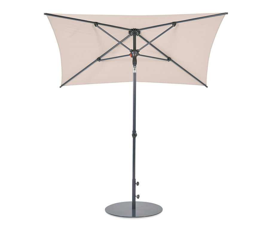 Leco Balkon-Sonnenschirm, ca. 160 x 200 cm, beige.