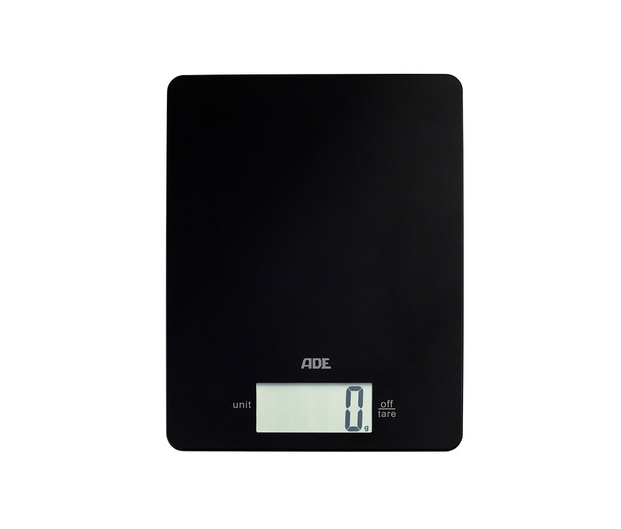 Schwarze ADE Digitale Küchenwaage Leonie.