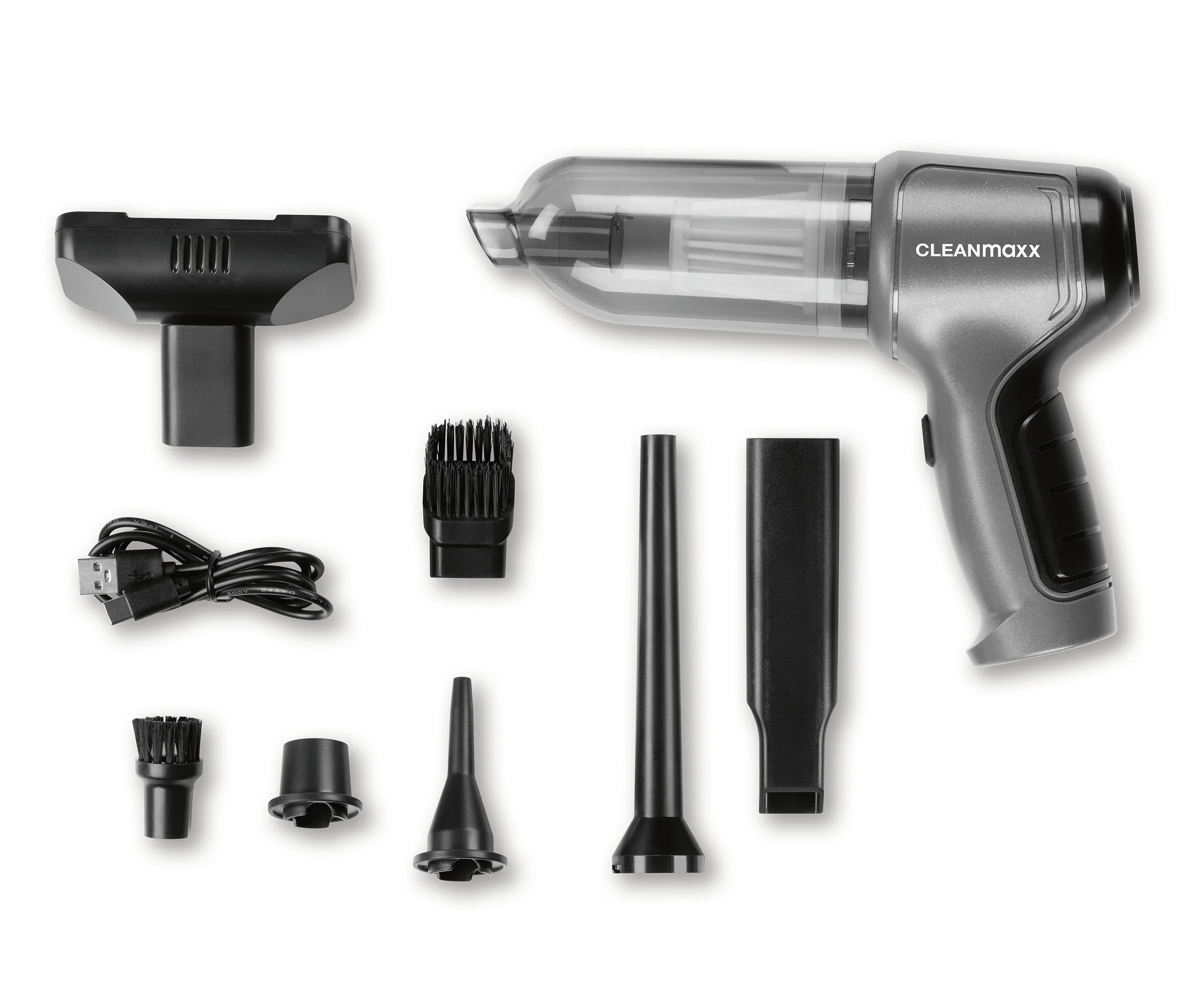 Cleanmaxx Grau Akku-Zyklon, Staubsauger, - Image 3