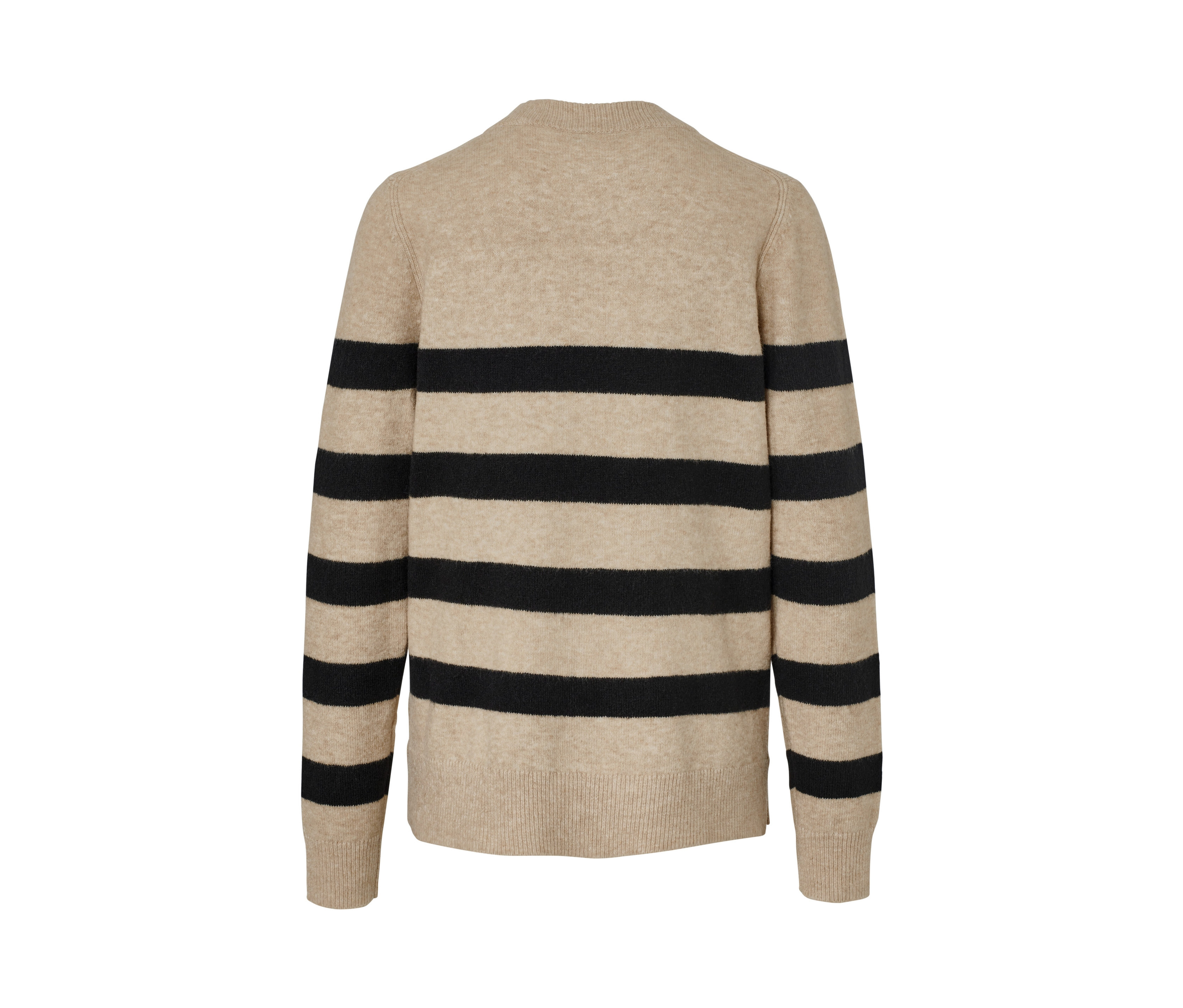 Thumbnail - Tchibo - Gestreifter Strickpullover - Damen - Gr. L - schwarz/gestreift