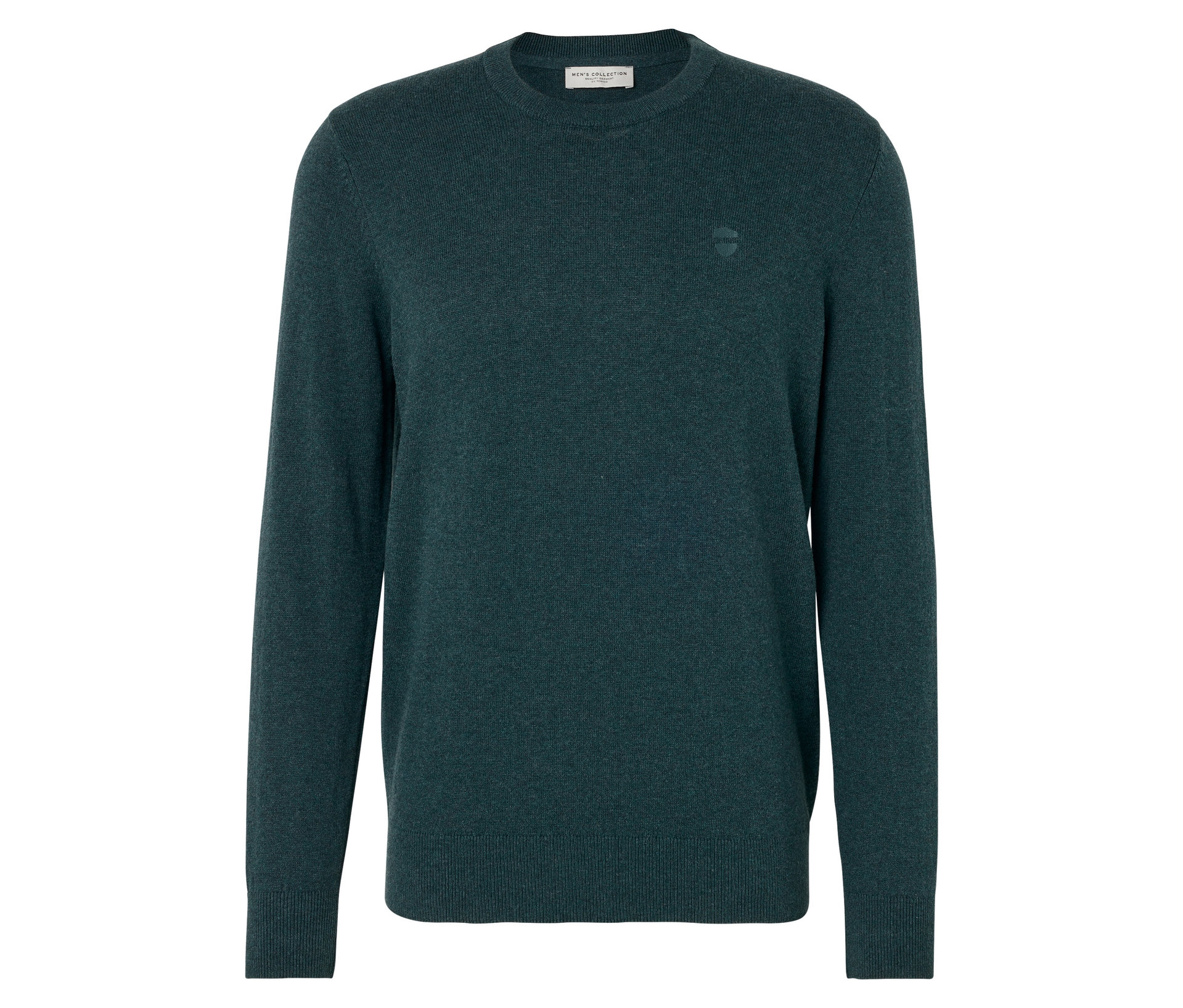 Pullover mit Rundhalsausschnitt - Herren - Gr. XL - grün - grün
