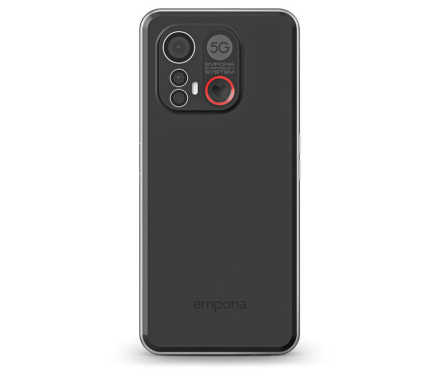 Schwarzes emporia SMART.6 5G Smartphone