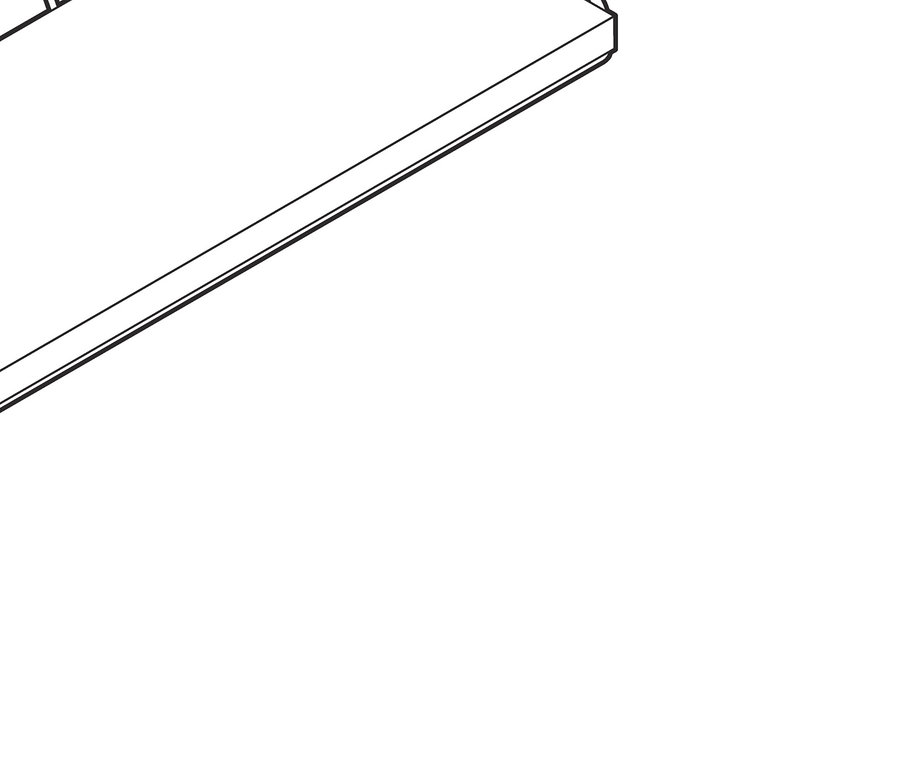 Abmessungen des Wandregal-Sets aus Metall.
