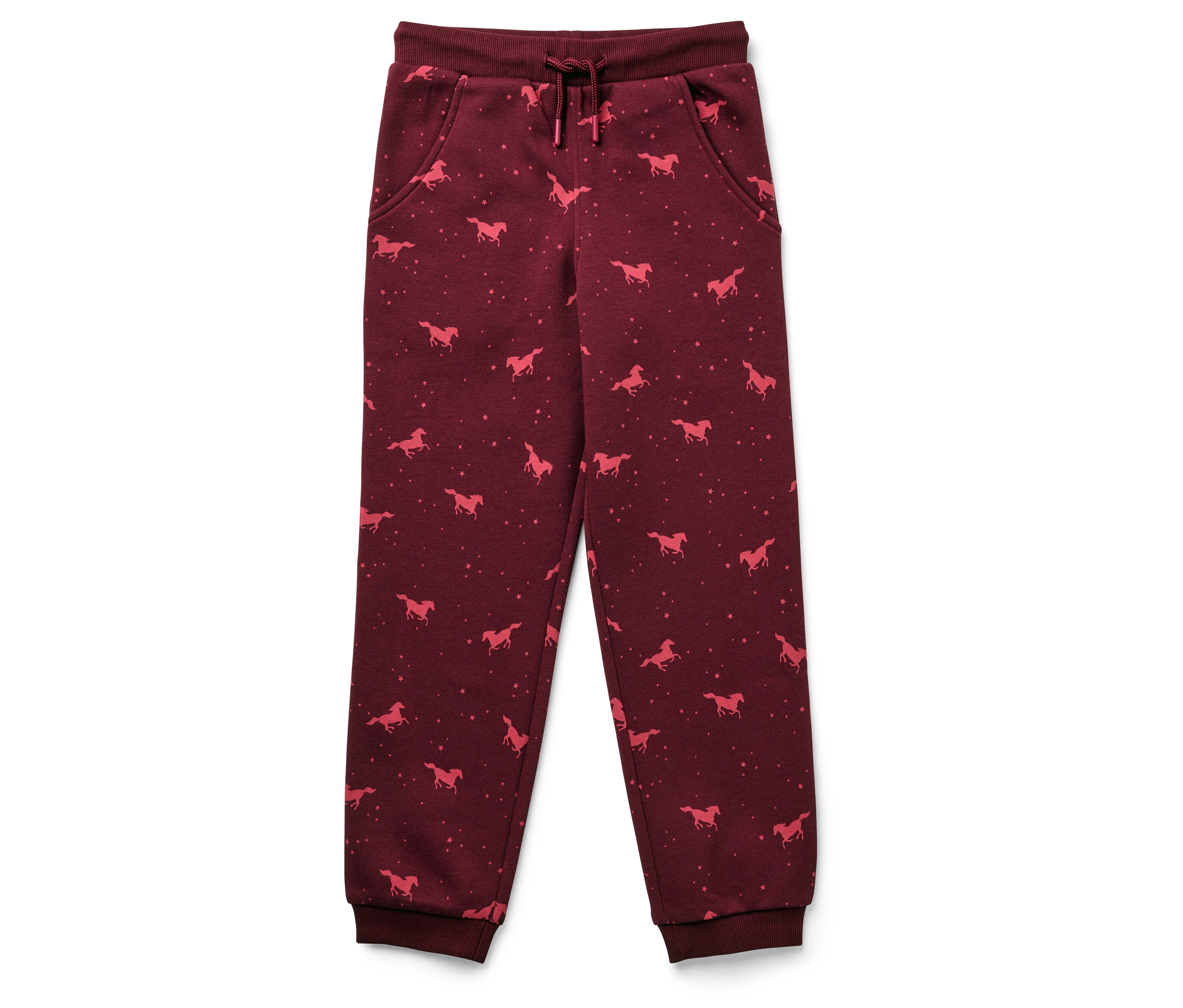 Tchibo - Kinder-Jogginghose - Mädchen - Gr. 110/116 - weinrot
