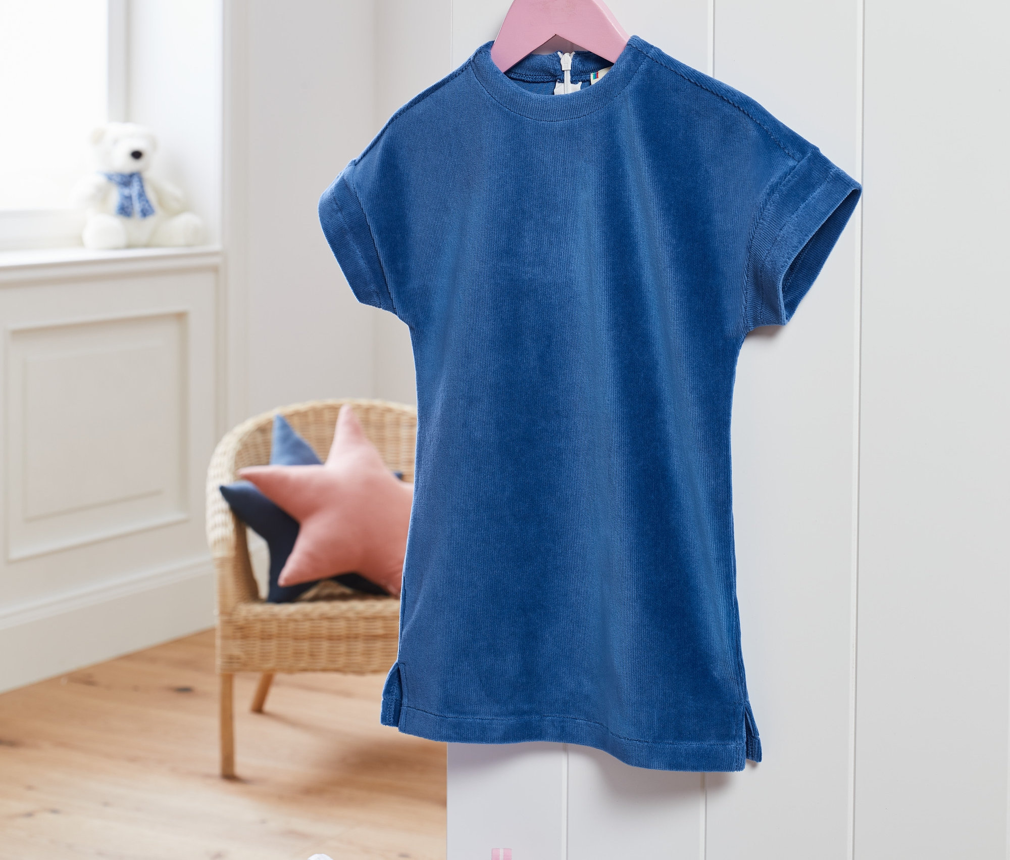 Thumbnail - Tchibo - Stretch-Cordkleid - Mädchen - Gr. 86/92 - blau