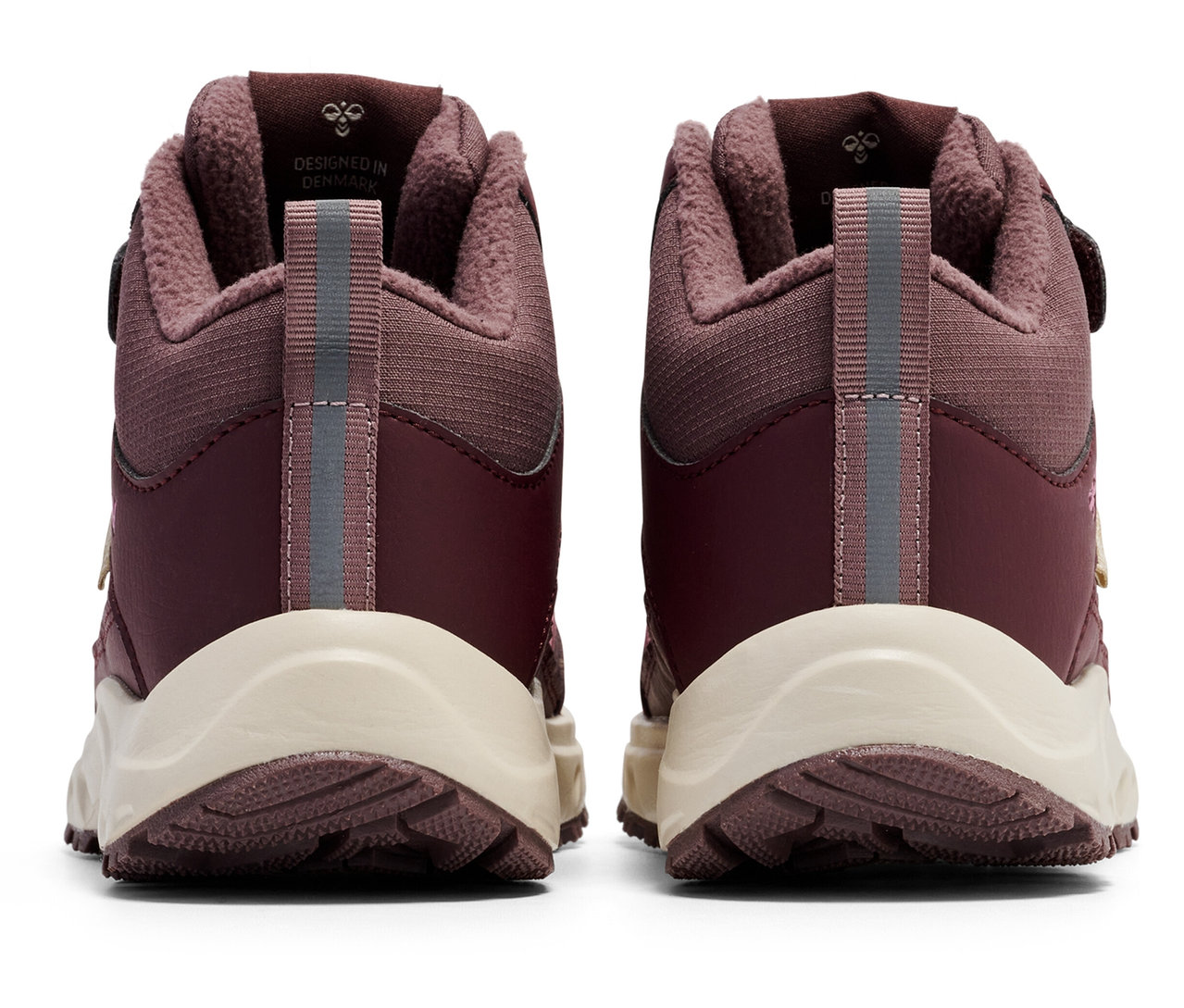 Rückansicht eines Paars rosa HUMMEL Root Tex Jr.