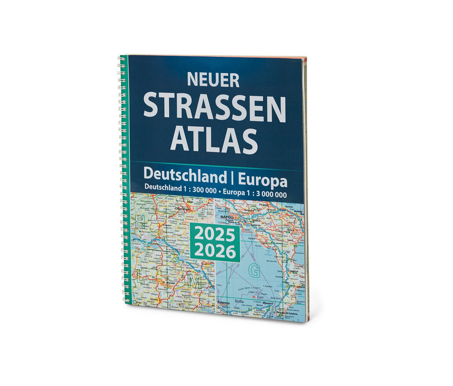 Buch: Neuer Straßen-Atlas Deutschland/Europa 2025/2026.