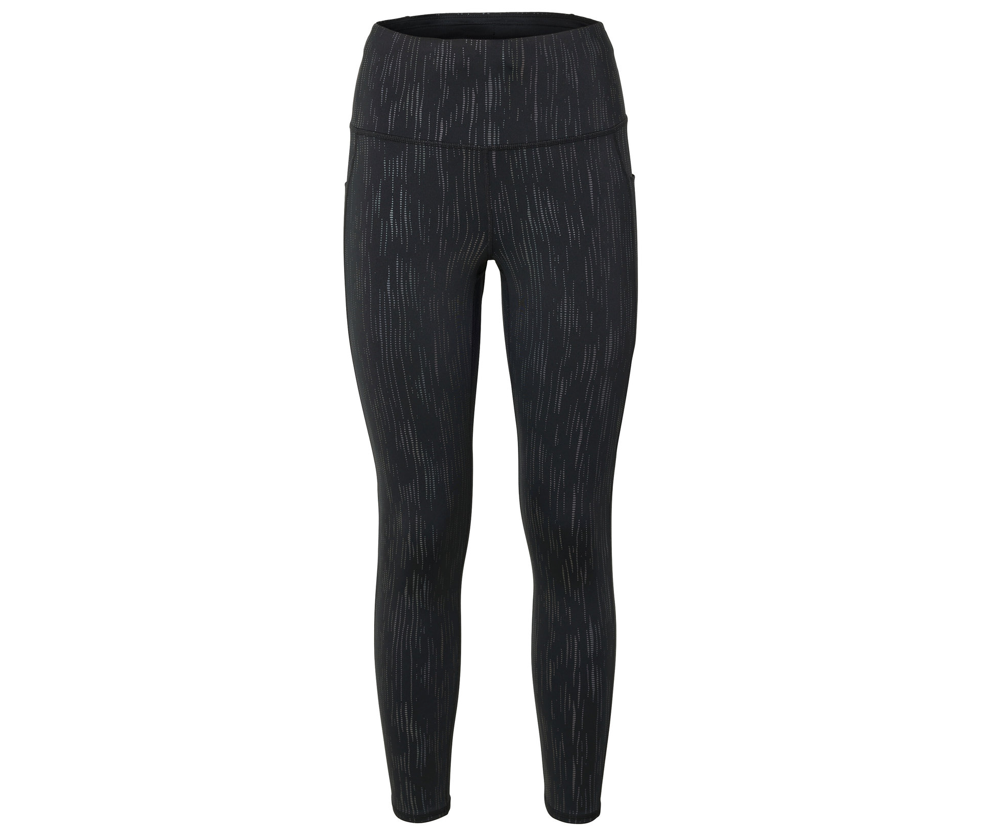 Sporttight - Damen - Gr. M - schwarz/print - schwarz