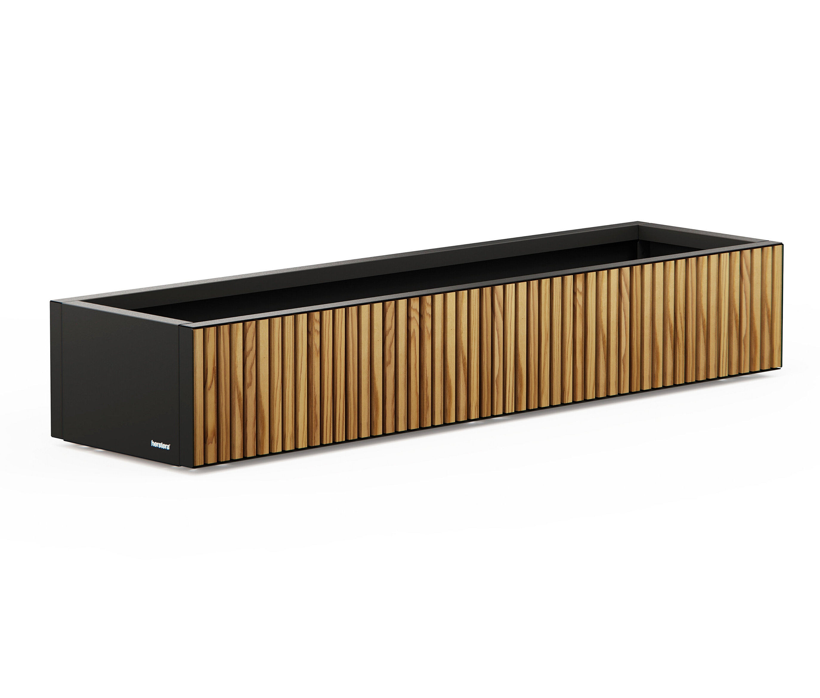 Herstera Pflanzkasten - 150x40x25cm - schwarz -