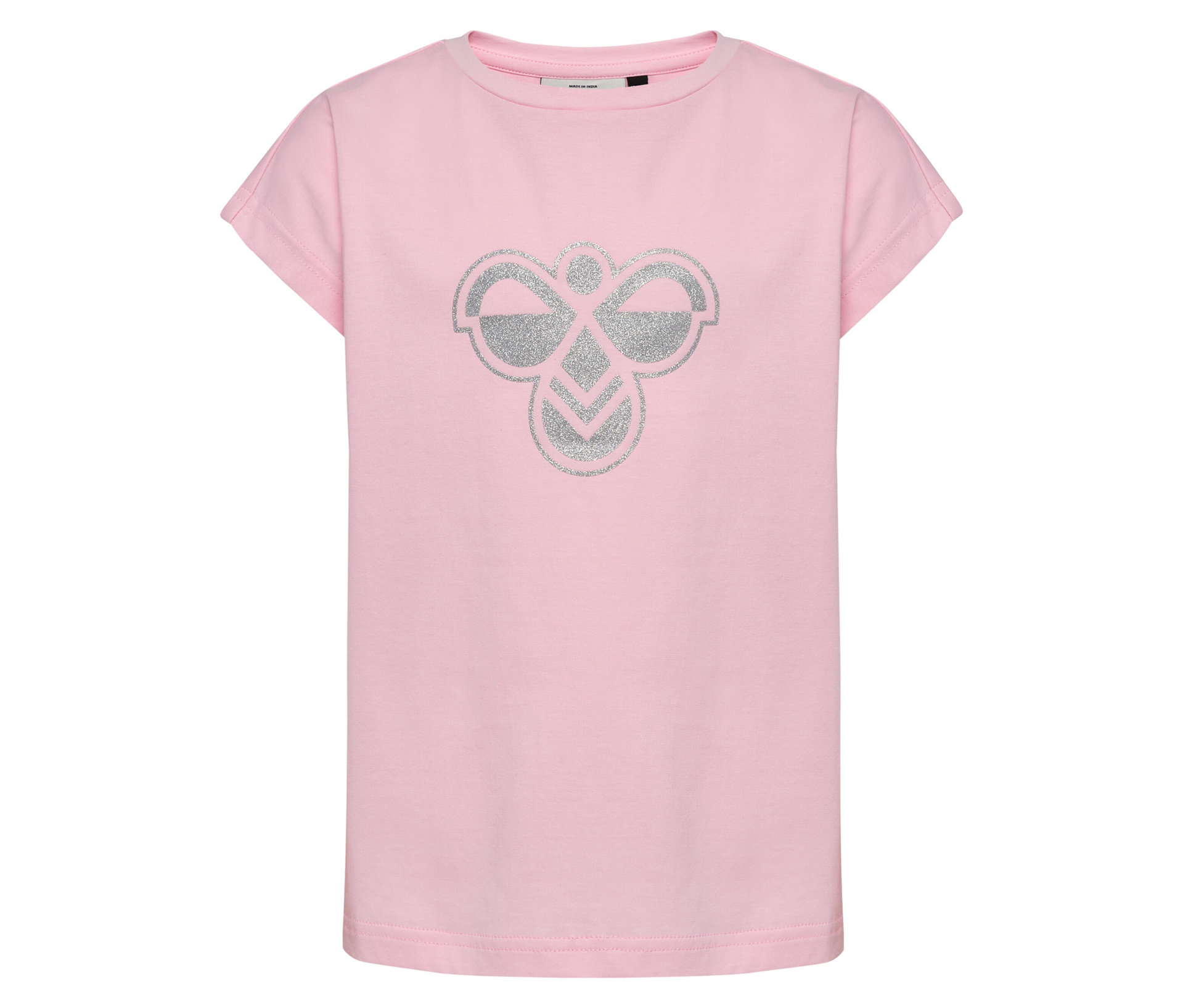 hummel® Hmljr Reg T-Shirt Big Bee - Gr. 122/128 - rosa