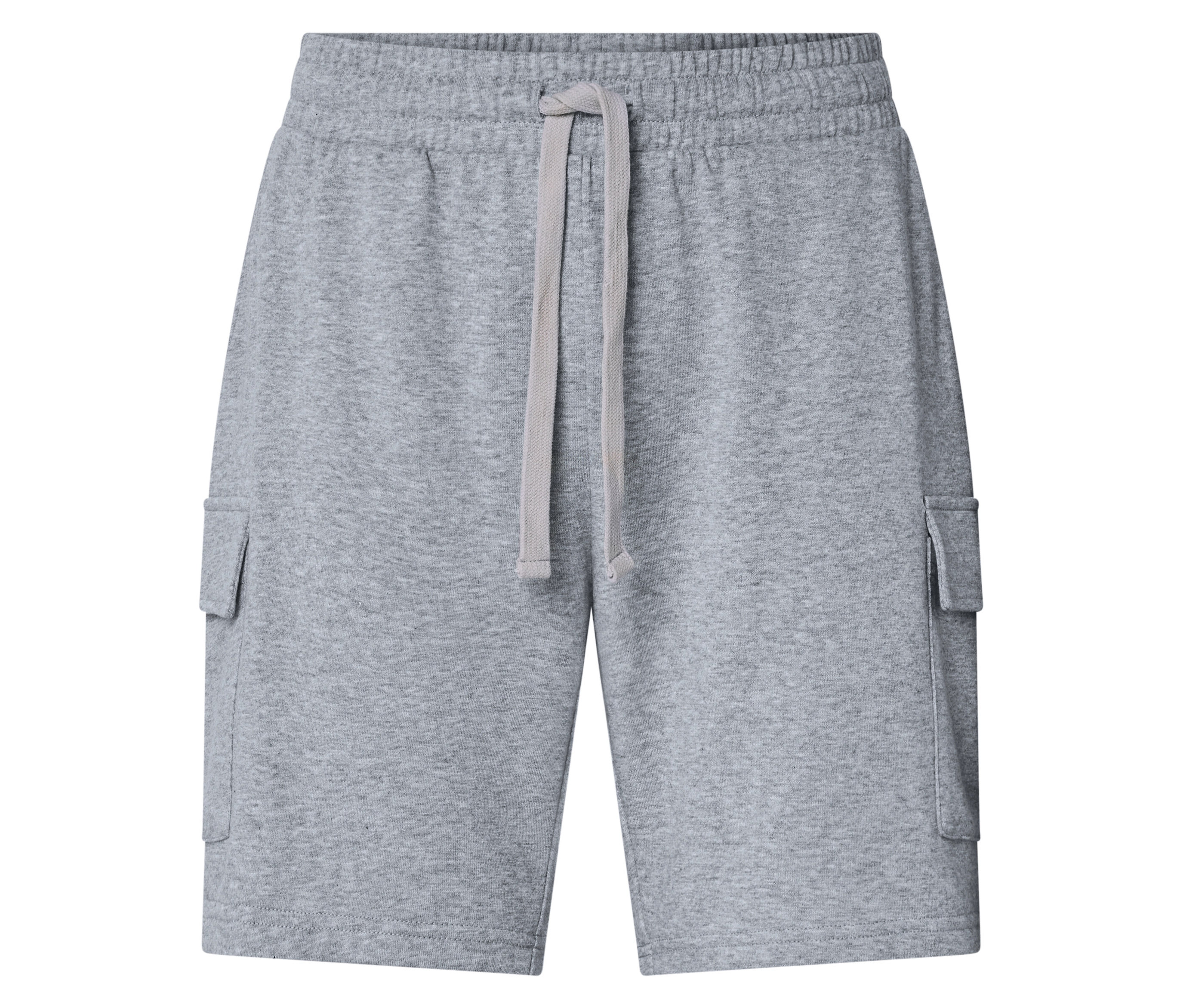 Cargo-Sweatshorts - Herren - Gr. L - grau - grau