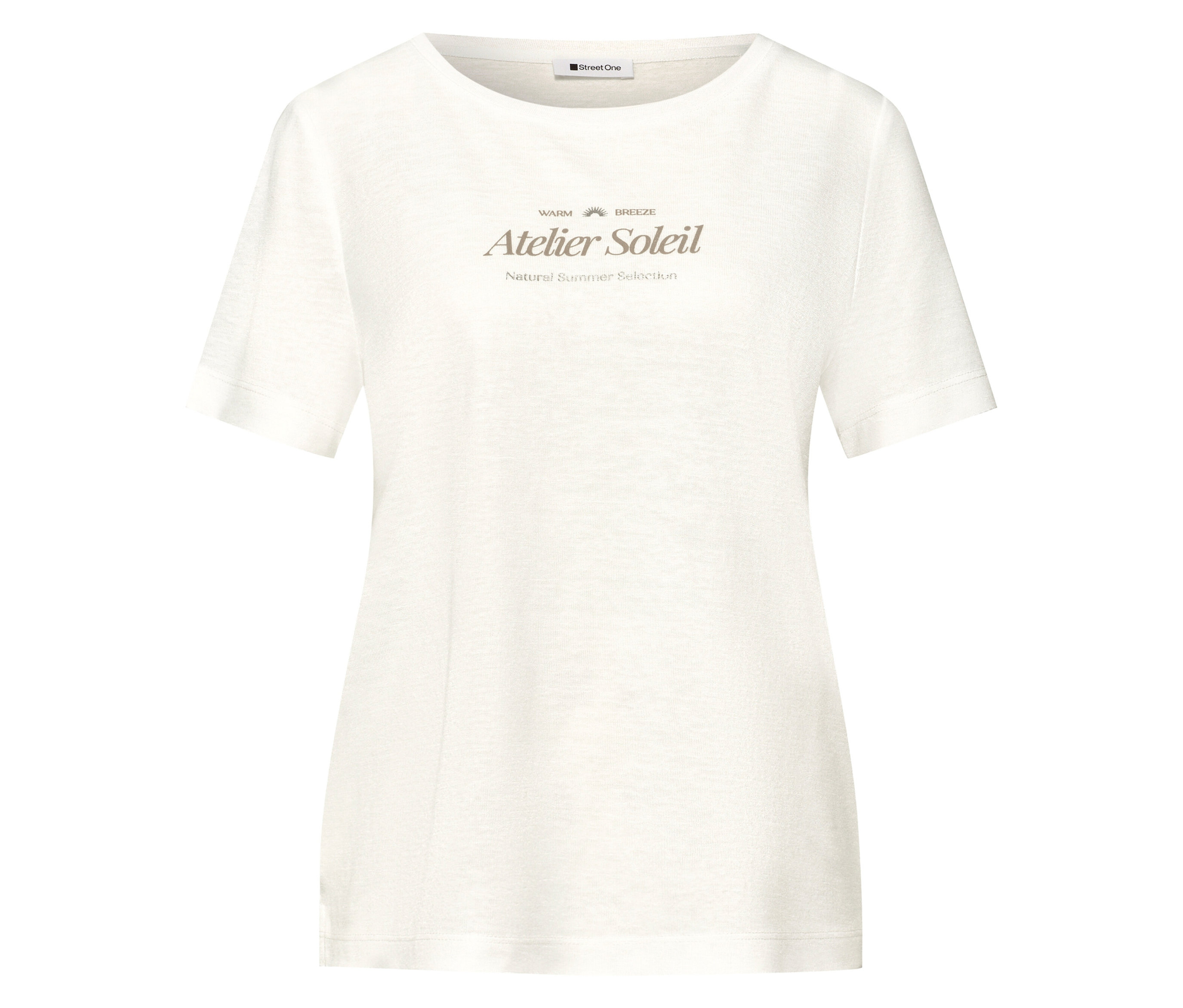 T-Shirt - Damen - Gr. 46 - weiß - weiß