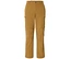 Goldene Outdoor-Hose mit Reißverschluss.