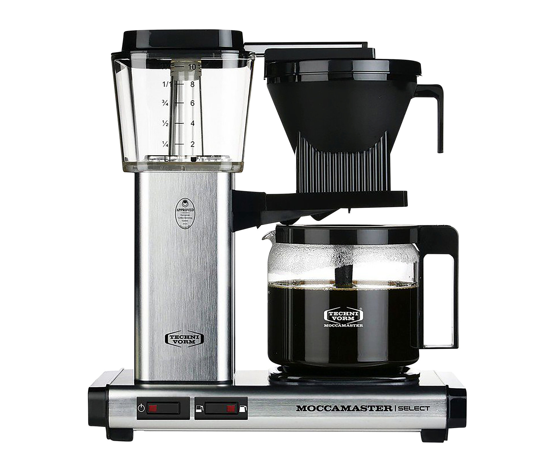 Filterkaffeemaschine »Moccamaster KBG Select«, alu gebürstet