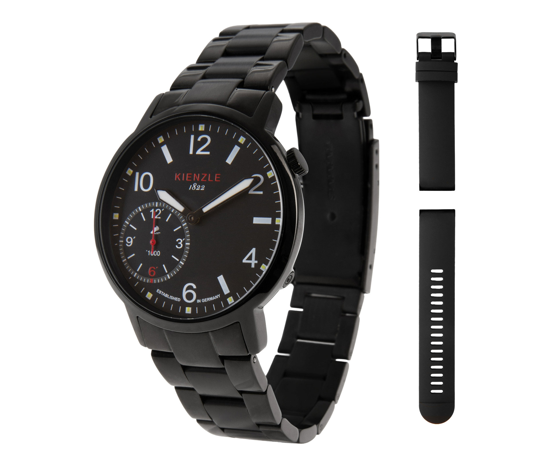 Tchibo - Kienzle Uhr »Active Motion« - schwarz - Edelstahl