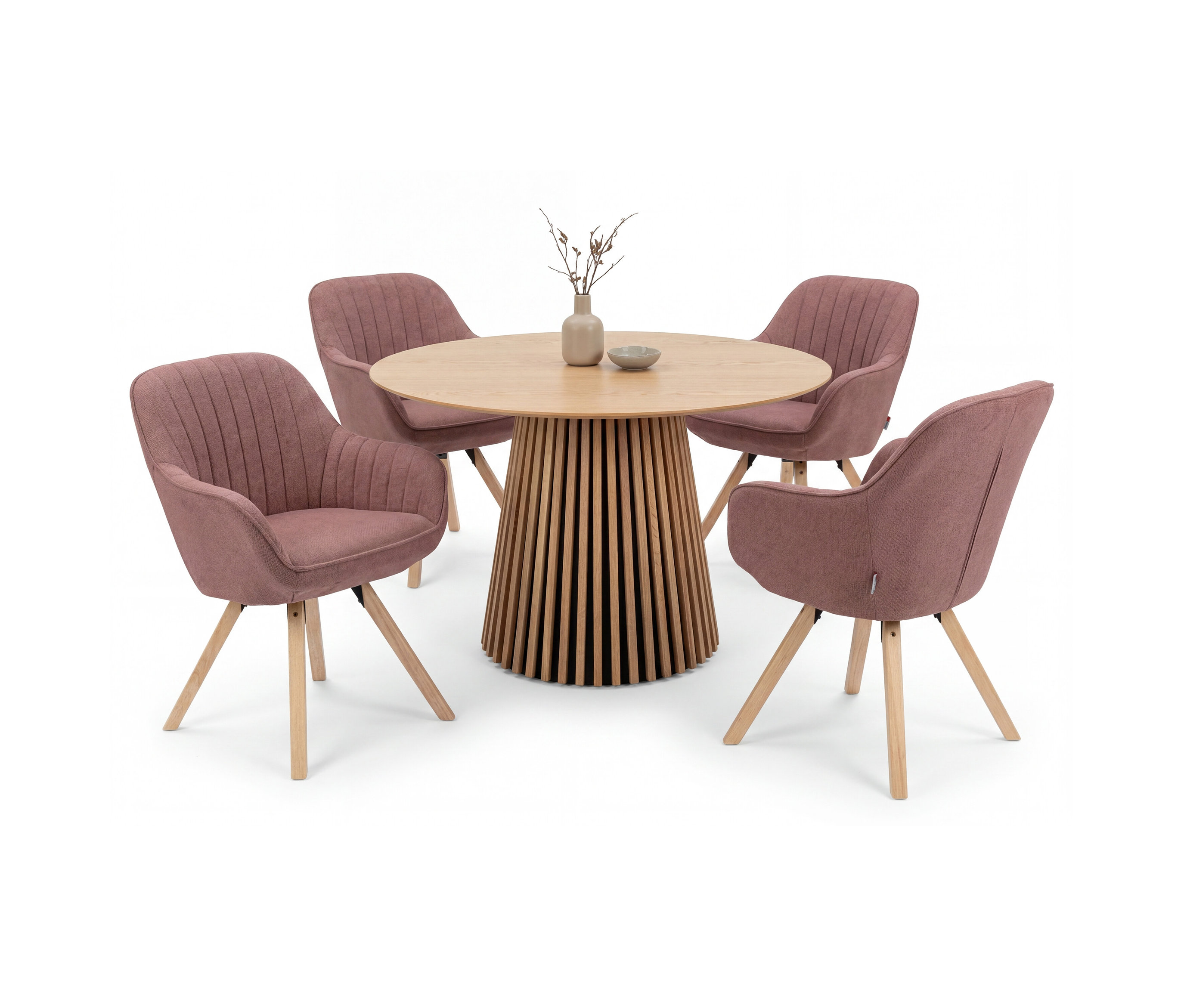 deVries Esstisch »Oria« - 59x61x84cm - rosé -