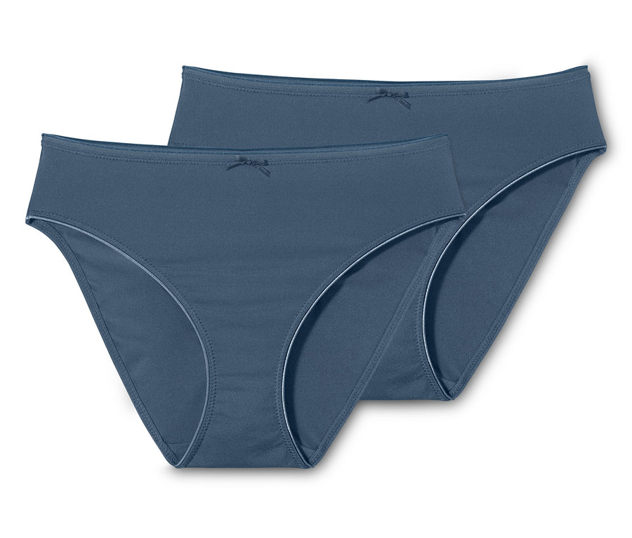 Zwei blaue Slips.